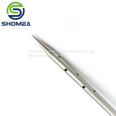 Shomea Customized Small diameter  304/316 Stainless Steel Perforated needles with pencil point tip