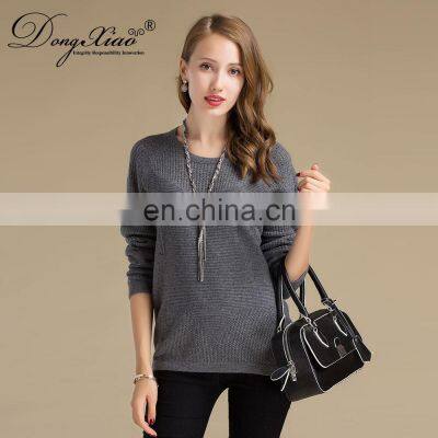 High Quality 100% Cashmere Women's Sweater Comfortable Knitted Casual Style With Crew Neck Solid Pattern for Winter photo-5