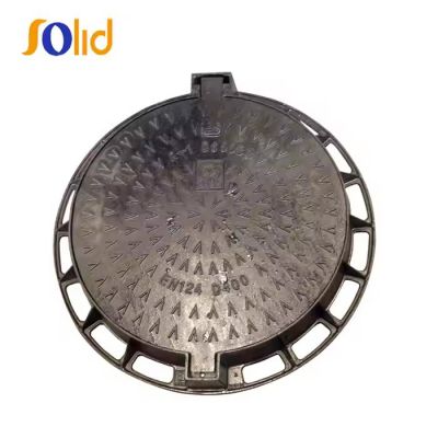 Locking EN124 D400 Heavy Duty Ductile iron Standard Manhole Cover Foundry