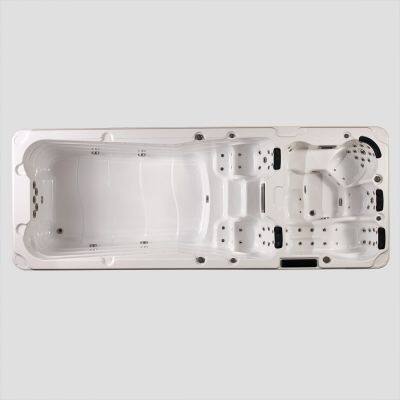 Dual Drive Infinity Swimming Pool Tub Large Home Use Acrylic Massage Whirlpool Spa Hot Tub For Sale photo-3