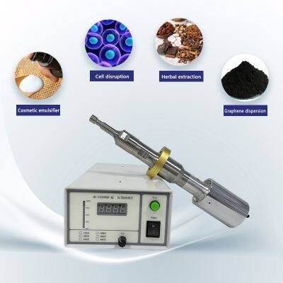 500w Ultrasonic Homogenizer Mixer Lab Small Portable sonicator Condensation Ultrasonic Homogenizer