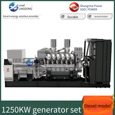 Shanghai Diesel Engine Co., Ltd. 1200/1250kw Diesel Generator Sets for Large Power Plant Electrical System Matching