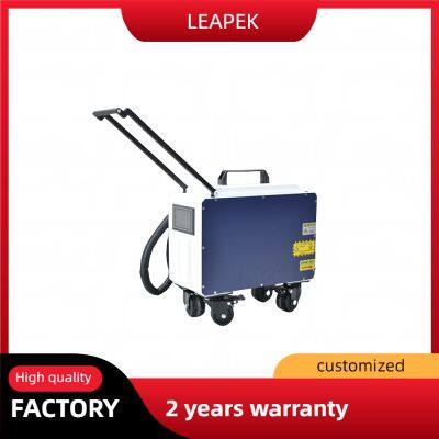 Portable 100w 200w Fiber Laser Cleaning Machine Laser Rust Removal Machine Pulsed Laser Cleaner photo-4