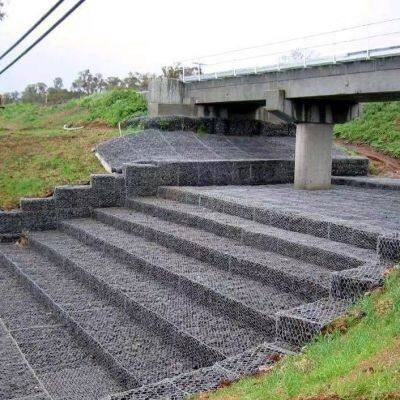 Hexagonal Wire Mesh Gabion 80*100mm Hole Size for Slope Protection photo-4