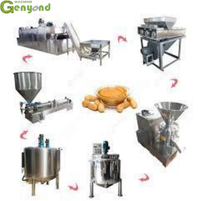 Genyond Commercial Peanut Butter Maker Machine/Ligne de production de beurre d'arachide
