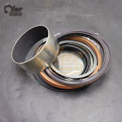 Kit de sellos de cilindro de brazo con brida DU para la excavadora Hitachi ZX330-1 | Kit de reparación de cilindro hidráulico + Brida YNF16838 9257552