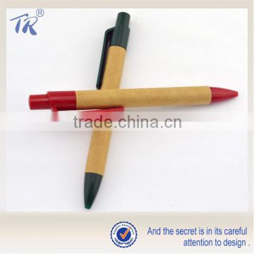 Bamboo pen make recycled paper pen