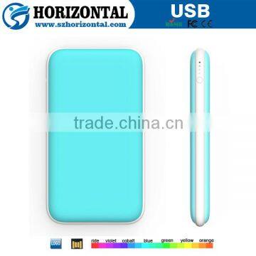 Wholesale OEM logo colorful power bank 10000mAh