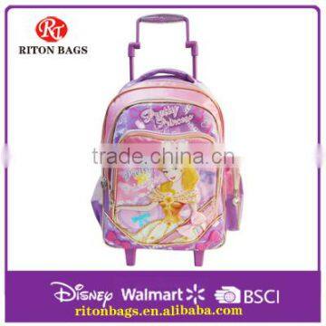 2016 Hot Sales Supplier Top Quality Kids Trolley Bags With Wheels Girls