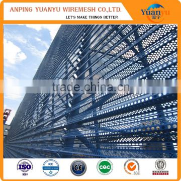 Aluminum/ Galvanized Highway punching hole mesh Noise Barrier