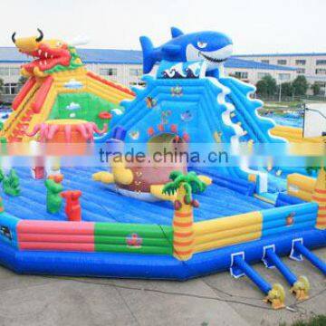 inflatable water park water slide for family