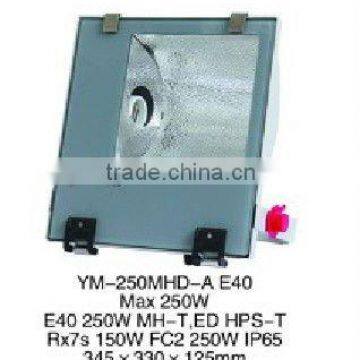 fYM-250MHD-A E40 flood lamp Max400w E40 Max 250W E40 250W MH-T ,ED ,HPS-T IP65 345X330X125mm