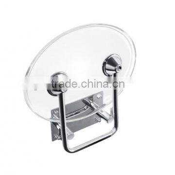 Acrylic Wall Mounted Fold Up Shower Seat With Color Transparent