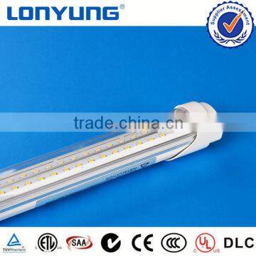 T8 led v-type tube light led tube fluorescent tube light lamp 230v ETL TUV SAA C-Tick CE ROHS Approved