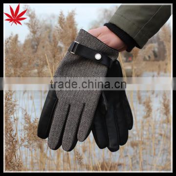 Fashion cheap Leather gloves for men