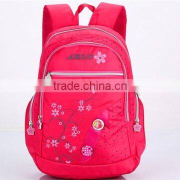 Promotional children school bag flower print backpack