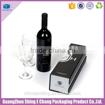 2016 new design paper cardboard folding wine gift boxes