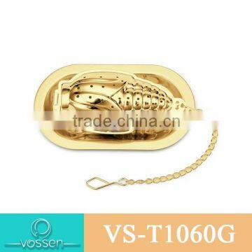 Gold Plating Corn Shaped Tea Infuser photo-1