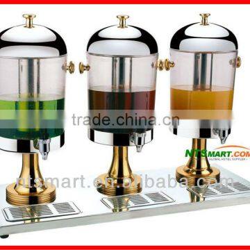 Triple-tank Stainless Steel Juice Dispenser