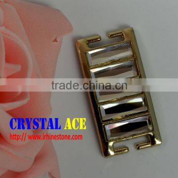 2015 Fashion Rhinestone Buckle, Crystal Rhinestone Ribbon Buckle for Bikini Decoration photo-3