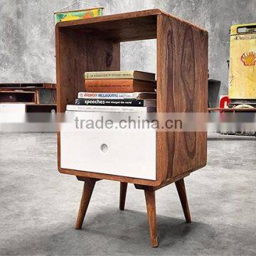 New Designed Italian Bed Side, Fresh Mango wood Bed Siding , 2015 Latest Bed Side