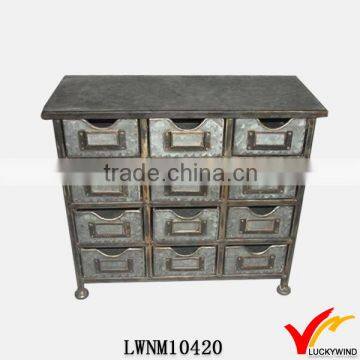 Galvanized Tin Metal Small Drawing Cabinet photo-2