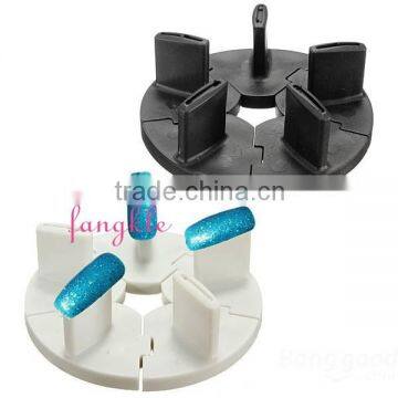 2pcs round nail practice tips holder