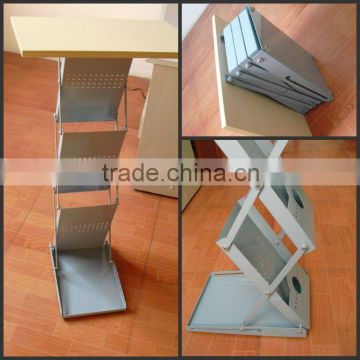 folding brochure holder,literature rack,catalogue shelf(A4 size)