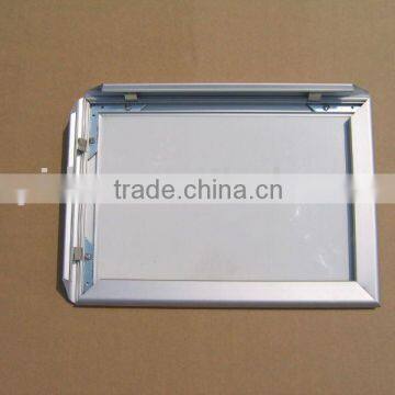 high quality aluminum snap poster frame(round corner, right corner)