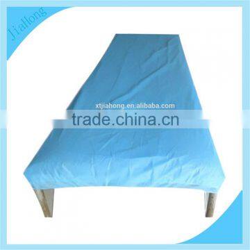 hygiene blue disposable bed sheet