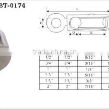 Top Quality Stainless Steel Single Rigid Pulley for Rope photo-2