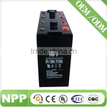 2v1200ah hot sale oem recharable GELbattery for solar