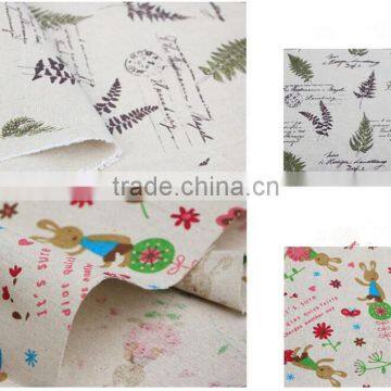 Linen / Cotton Fabric Printed Fabric for Curtain and Spread photo-4