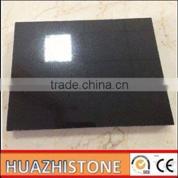 Hot sale polished absolute black granite slabs price