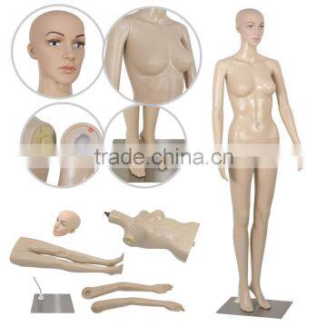 Standing Female 68.9"-32.2"-24"-33.8" Adult Full Body Mannequin Dress Form Base