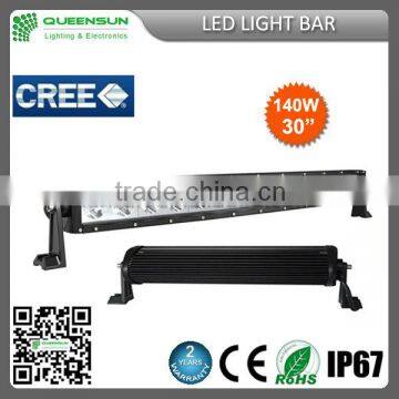 Newest design!!! 30inch 140w led light bar for offroad camper trailer SRLB140-C4