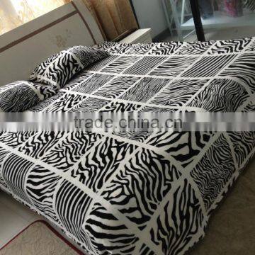 animal skin design super soft blanket zebra