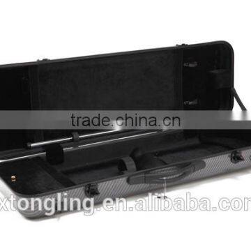 Silver Color Oblong Full Size Violin Hard Case TL-33 Quality Choice photo-3