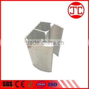 High Glossy Aluminium Bathroom Doors With Glass Panel