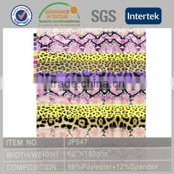 printed textile fabric for underwear