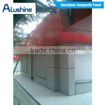 aluminium composite panel with 4mm 3mm 5mm thick