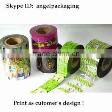 Rewind Laminated Roll Film For Packing Shampoo Liquid photo-3