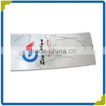 High quality polyester stain printing wash care label for garment