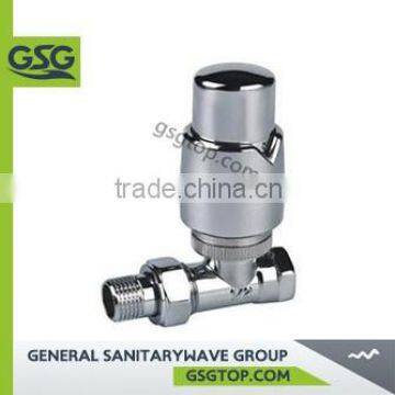 GSG Radiator valve RV113 radiator brass thermostatic valve straight type hand-operated temperature control brass radiator valve