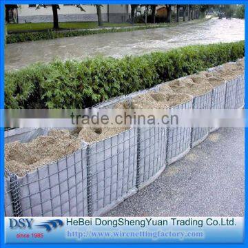 cheap hexagonal & welded gabion basket for sale( defence wall or bunker/hesco barriers) of anping welded