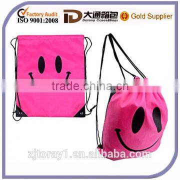 2014 fashion cheap drawstring backpack sport bag