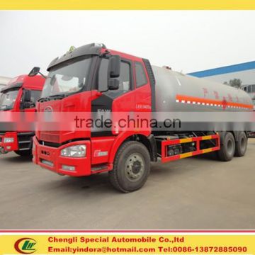 Cheap price FAW 6*4 20000L lpg tanker transportation truck