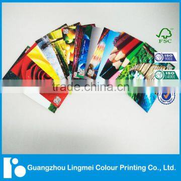 2016 Profession Quality Custom Colorful Postcards Printing in China