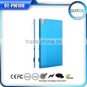 Promotional gift credit card power bank 1500mah for smartphone