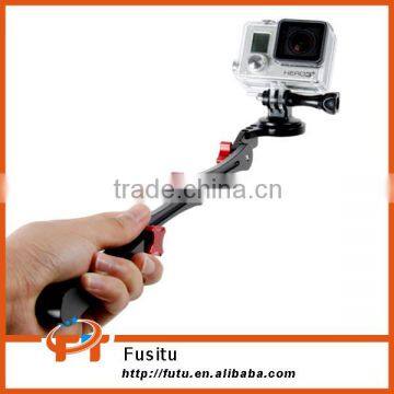 CNC Aluminium Low Angle Foldable Pocket Stabilizer Hand Grip Mount Adapter Holder Monopod For Gopro 1 2 3 3+ 4 photo-6